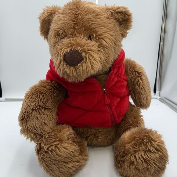 Gund Other - Gund for Lord & Taylor Vintage Iconic‎ Red Vest Teddy Bear